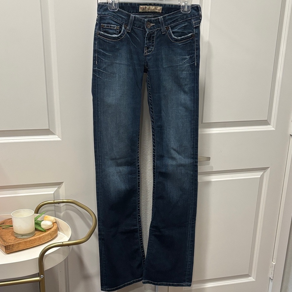 EUC BKE Madison Low Rise Indigo Bootcut Jeans